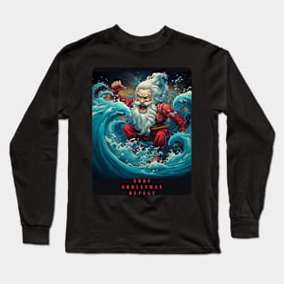 SURF CHRISTMAS REPEAT Long Sleeve T-Shirt